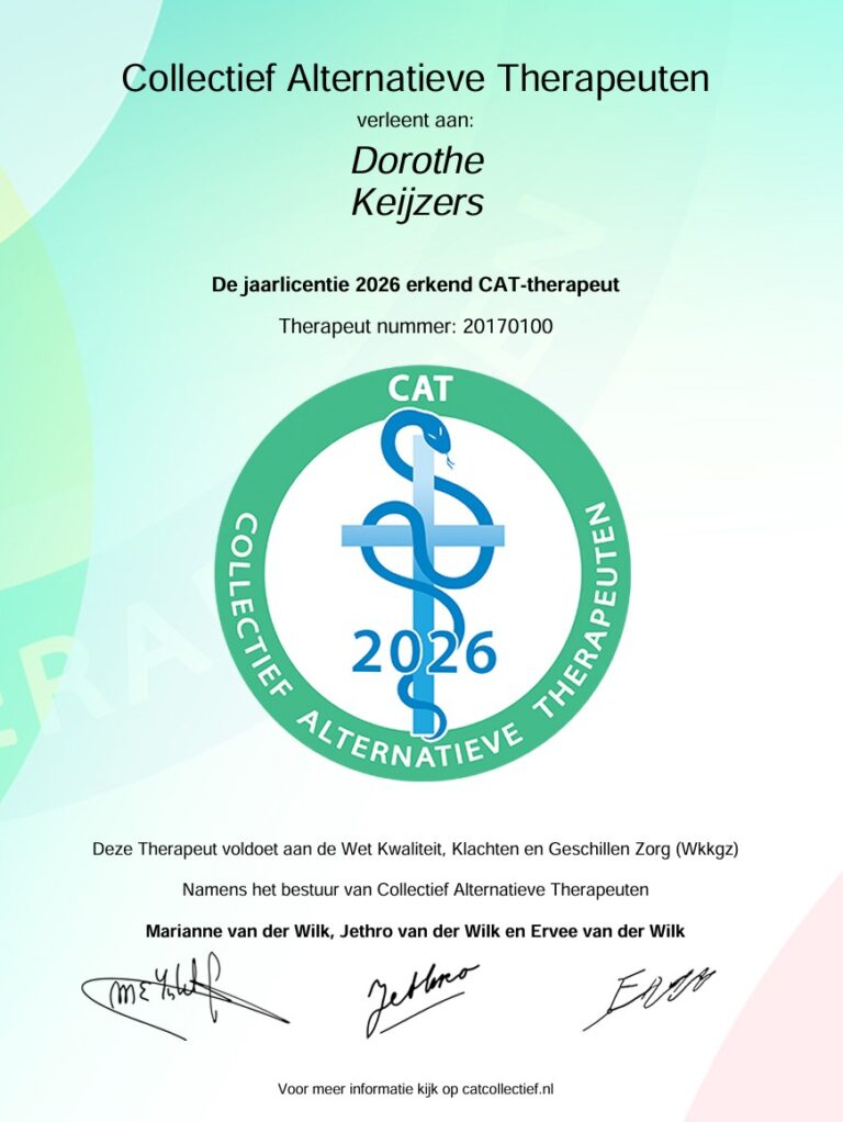 CAT kwaliteitsgarantie 2026 - Collectief Alternatieve Therapeuten